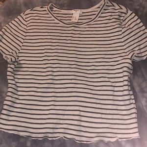Striped crop top